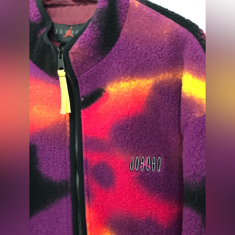 Air Jordan Flight MVP Fleece Sherpa Winter Jacket DV1611-705 Size: XL - Picture 3 of 8
